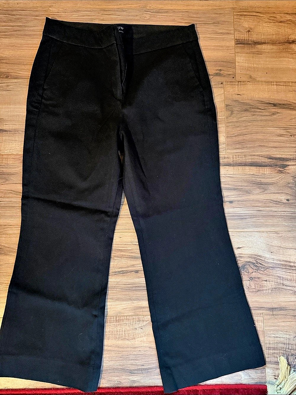 J.Crew Kelsey Flare Pant Black Flare crop Pants